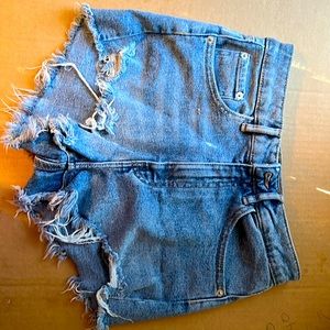 Zara jean shorts size 2